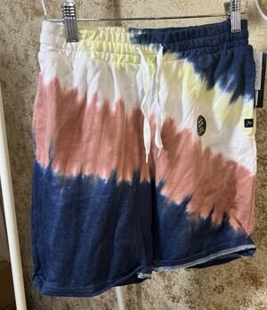 Art Class Boys Tie Dye Pull On Sweatshorts Blue M (8-10) NWT